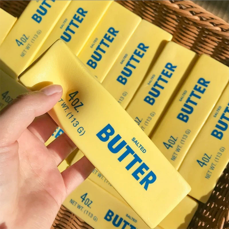 Novelty Gifts - 柔らかいバター状のストレスボール。ゆっくりと元の形に戻る、握って遊べるおもちゃ。ASMR効果のある感覚刺激玩具。ストレス解消に。お祭りギフトにも。