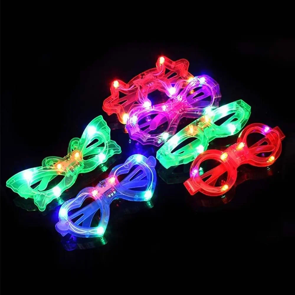 20個入り、光るメガネ。暗闇で光る、子供から大人まで使える、 - Glow In The Dark Party Glasses のレビューと価格