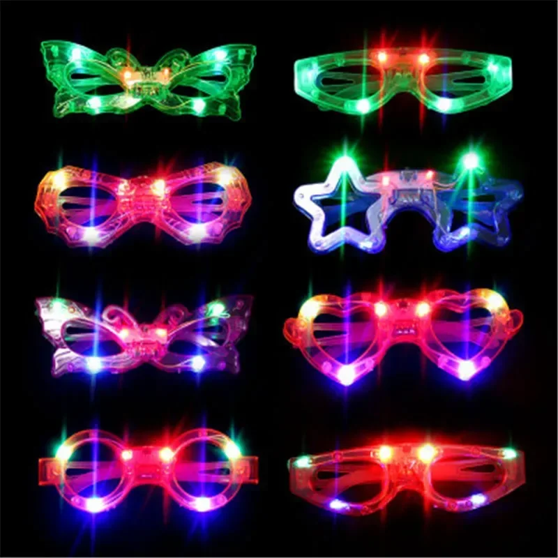 20個入り、光るメガネ。暗闇で光る、子供から大人まで使える、 - Glow In The Dark Party Glasses のレビューと価格