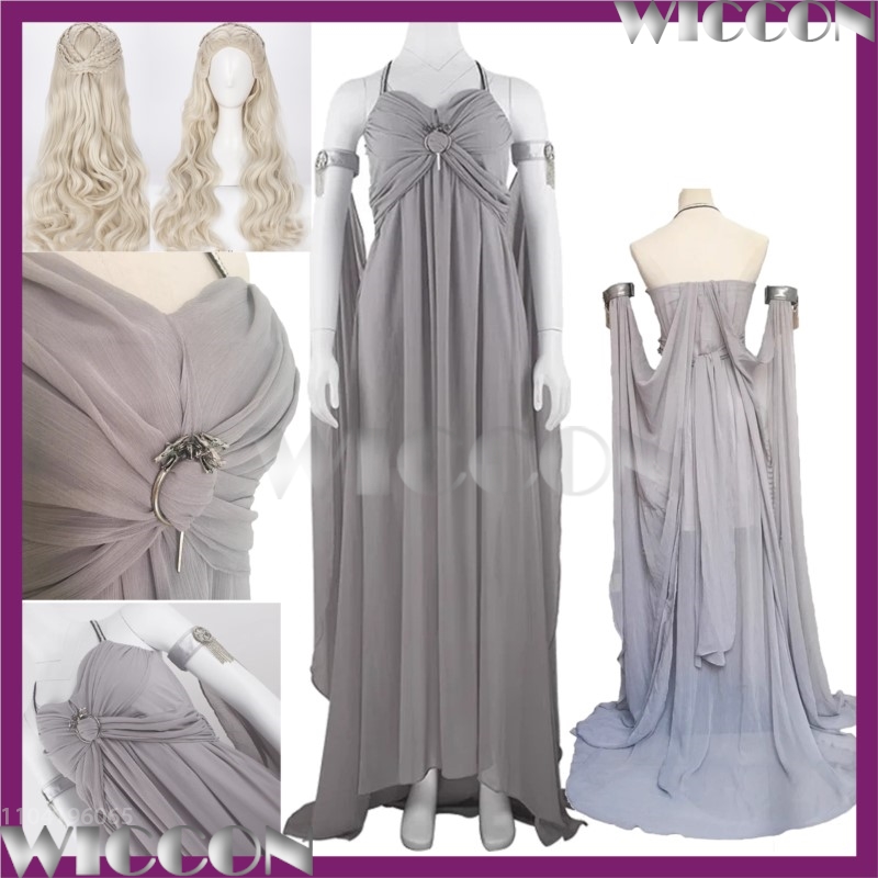 中世の儀式ドレス Daenerys 女性ドラゴン母女王ターガ - Medieval Renaissance Dress Women のレビューと価格