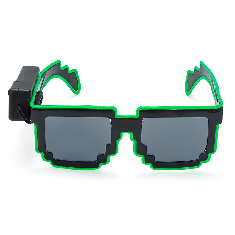 パーティーをraveのモザイクLEDメガネ,ワイヤレスライト - Glow In The Dark Party Glasses のレビューと価格