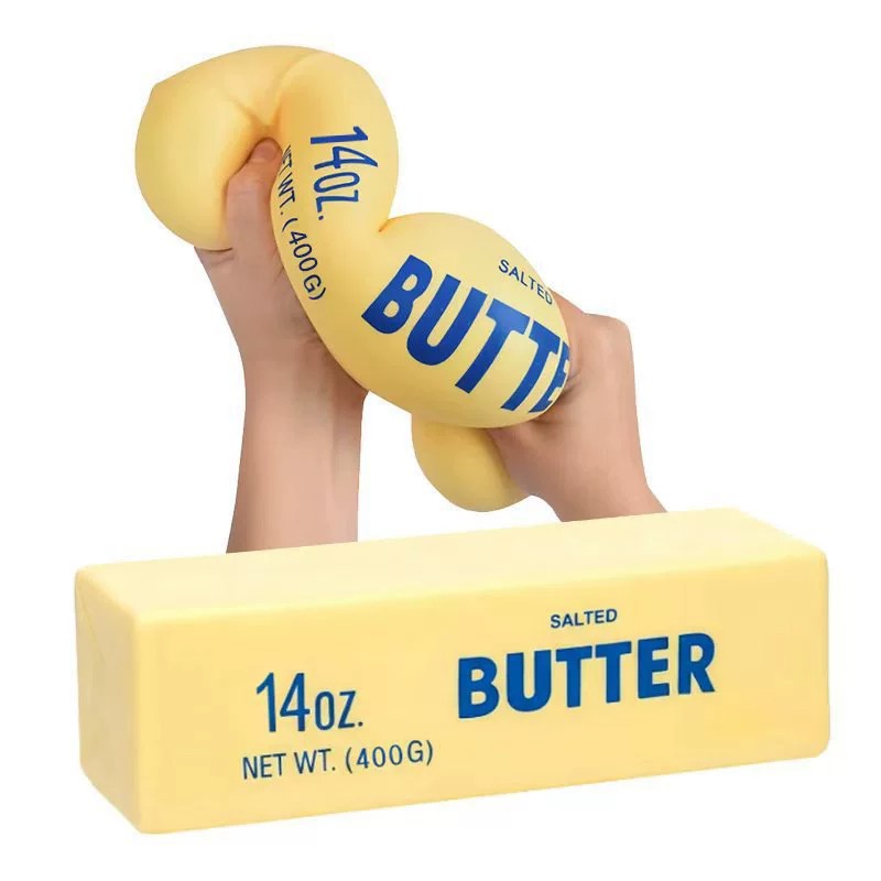 22cm大型バタースティック型ソフトトイ、ゆっくり戻る減圧お - Novelty Gifts のレビューと価格