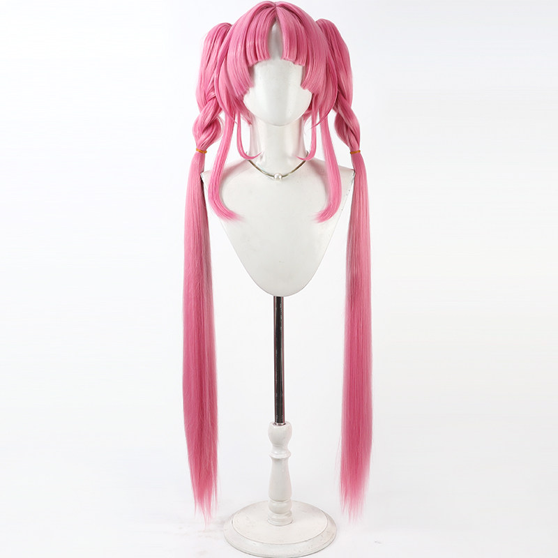 小林美久る コスプレウィッグ ピンク ロング 人工毛 耐熱性 - Anime Cosplay Wig Heat Resistant のレビューと価格