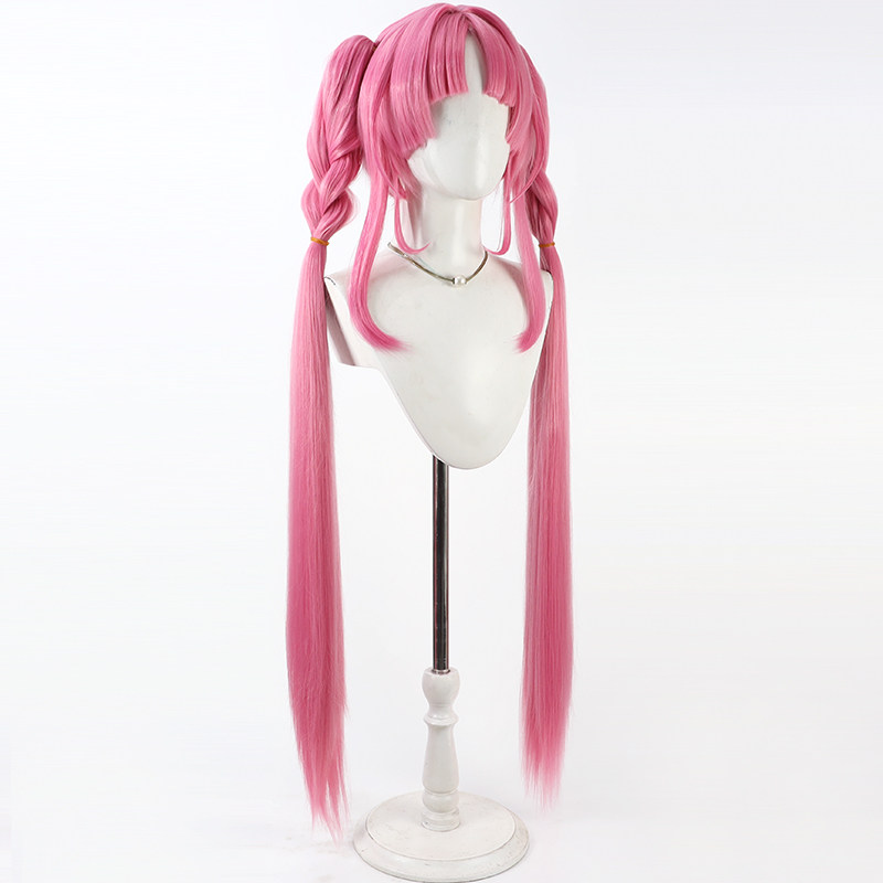 小林美久る コスプレウィッグ ピンク ロング 人工毛 耐熱性 - Anime Cosplay Wig Heat Resistant のレビューと価格