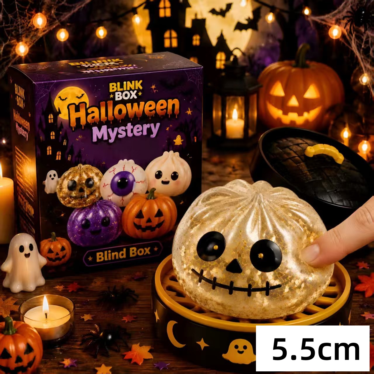 5.5cm ハロウィンゴーストピンチミュージックパーティー  - Novelty Gifts のレビューと価格
