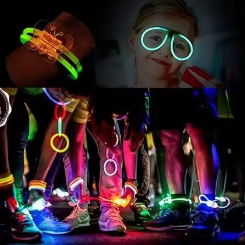 50/100 個蛍光スティックパーティー多色光るスティック明 - Glow In The Dark Party Glasses のレビューと価格