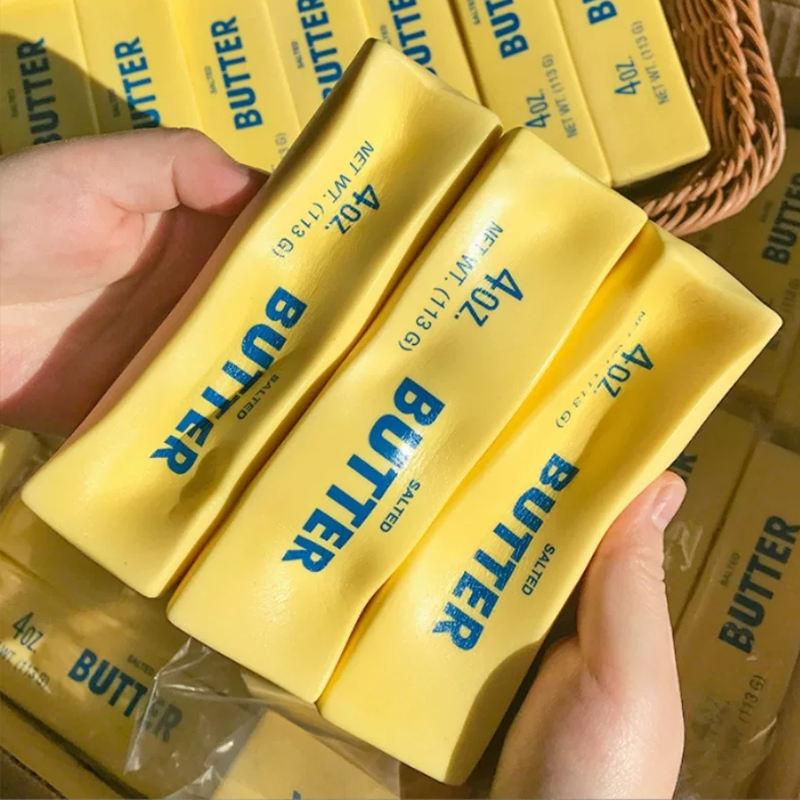 柔らかいバター状のストレスボール。ゆっくりと元の形に戻る、握 - Novelty Gifts のレビューと価格