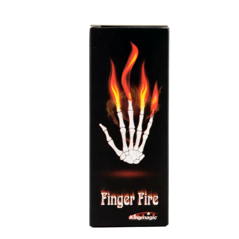 4 ピース/セットフィンガーファイアマジックトリック火が現れ - Thumb Tip Magic Trick Set のレビューと価格