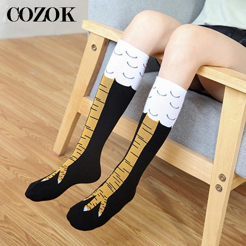 女性用チキンレッグソックス,上質,通気性,3D漫画プリント, - Funny Chicken Leg Socks のレビューと価格