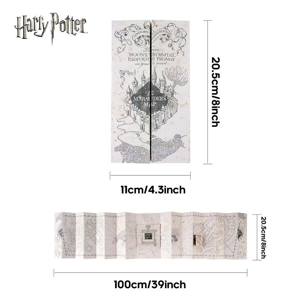 1PC マローダーズ魔法学校の地図魔法のコスプレ小道具映画ア - Magic Tricks のレビューと価格