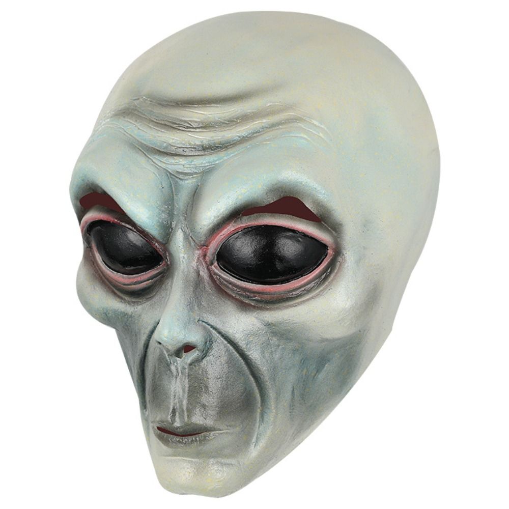 ラテックス素材のエイリアンマスク、グリーンエイリアンマスク、 - Latex Alien Mask Realistic のレビューと価格