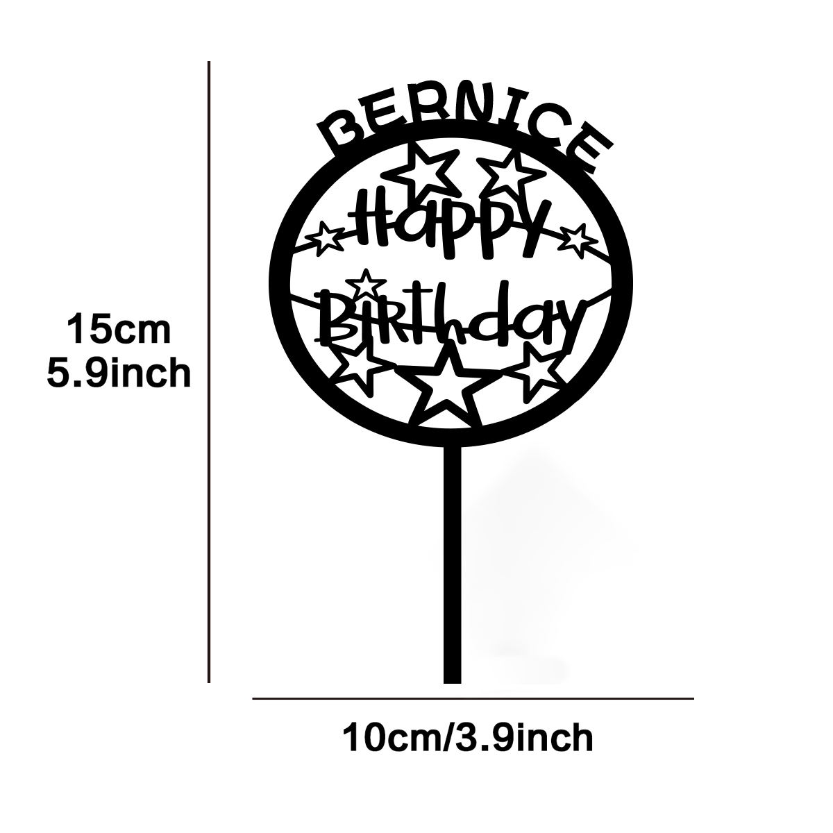 1PC 手頃な価格のパーティースタイルのハッピーバースデーの - Party Supplies のレビューと価格